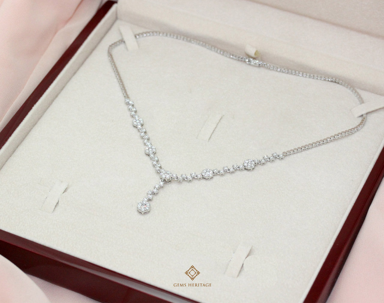 Blooming Flower Diamond Necklace