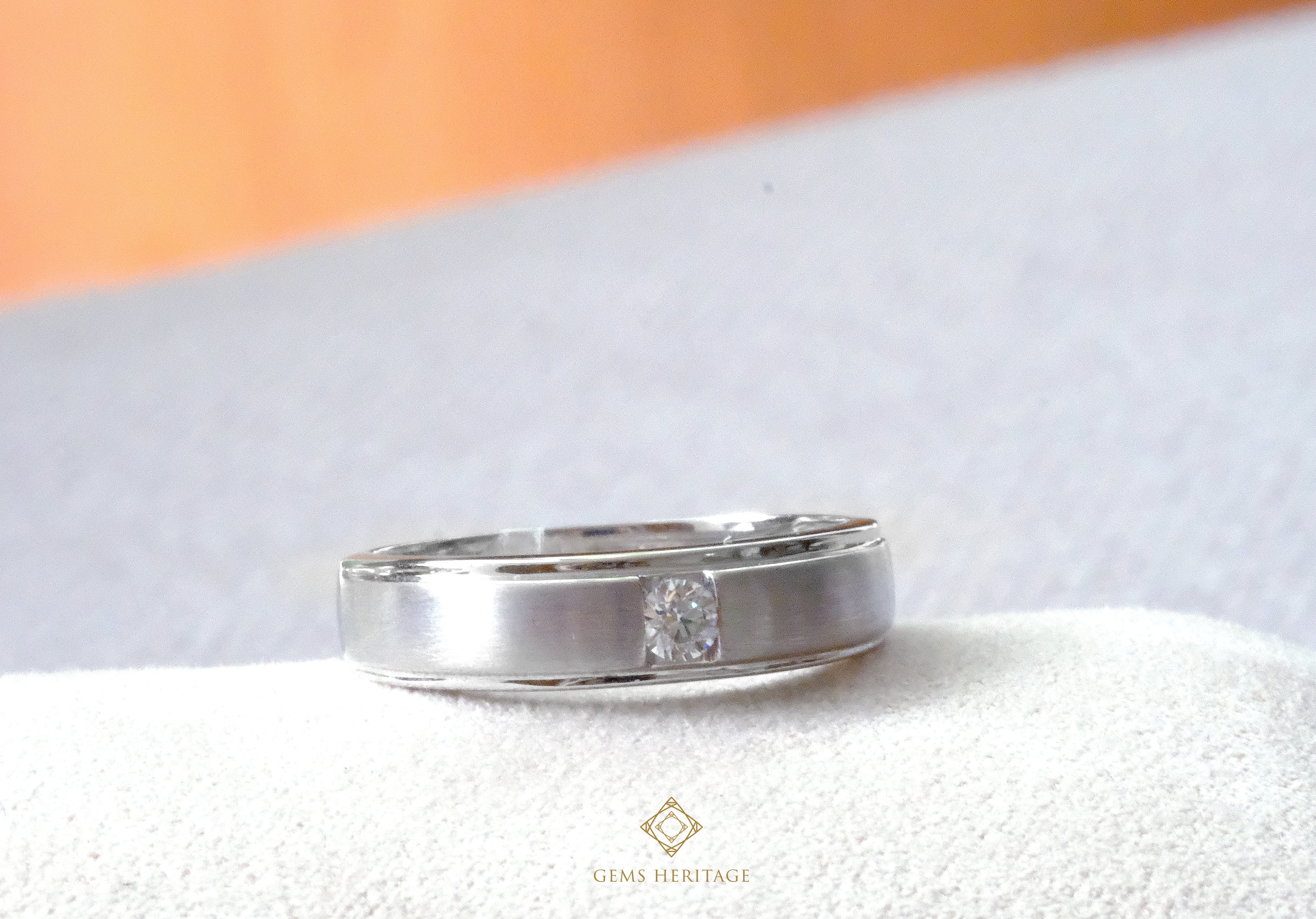 Classic men's diamond ring (rwg065)(rwg0065(s))