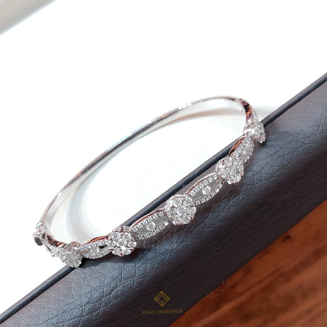 Sweet delicate diamond bangle (blg008)