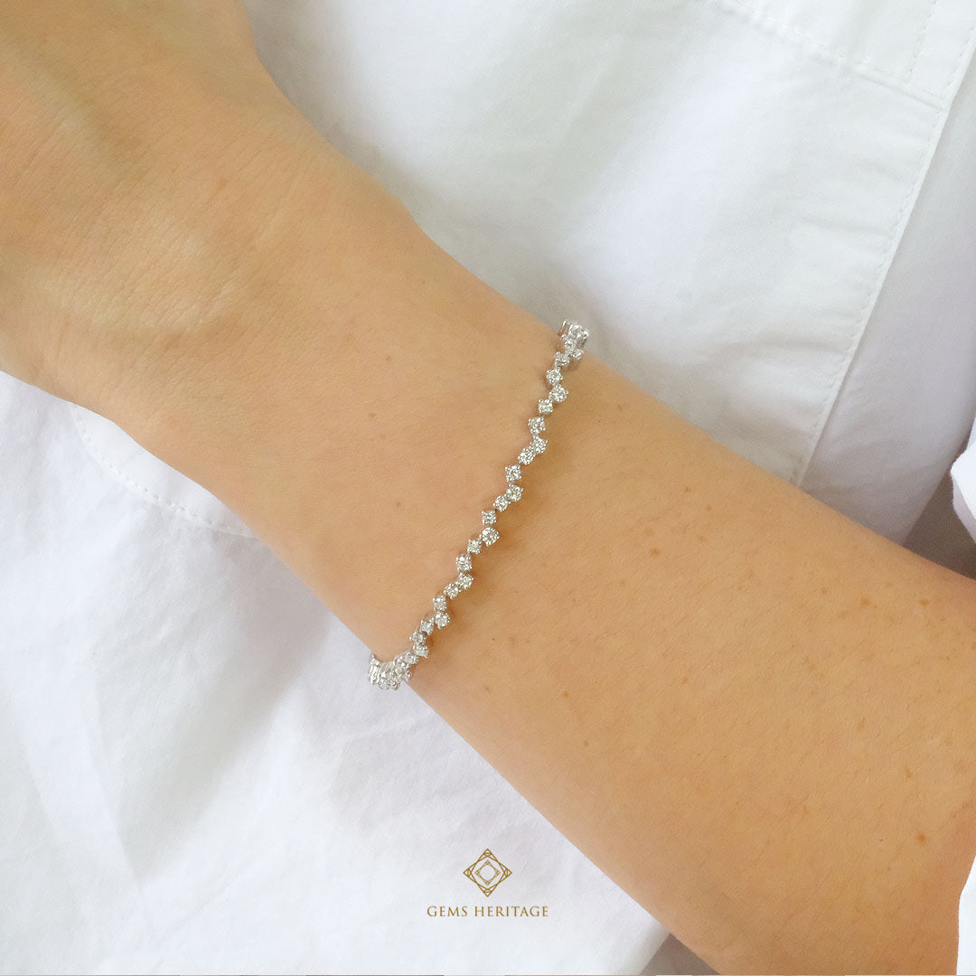 Starry diamond bracelet (blwg81)