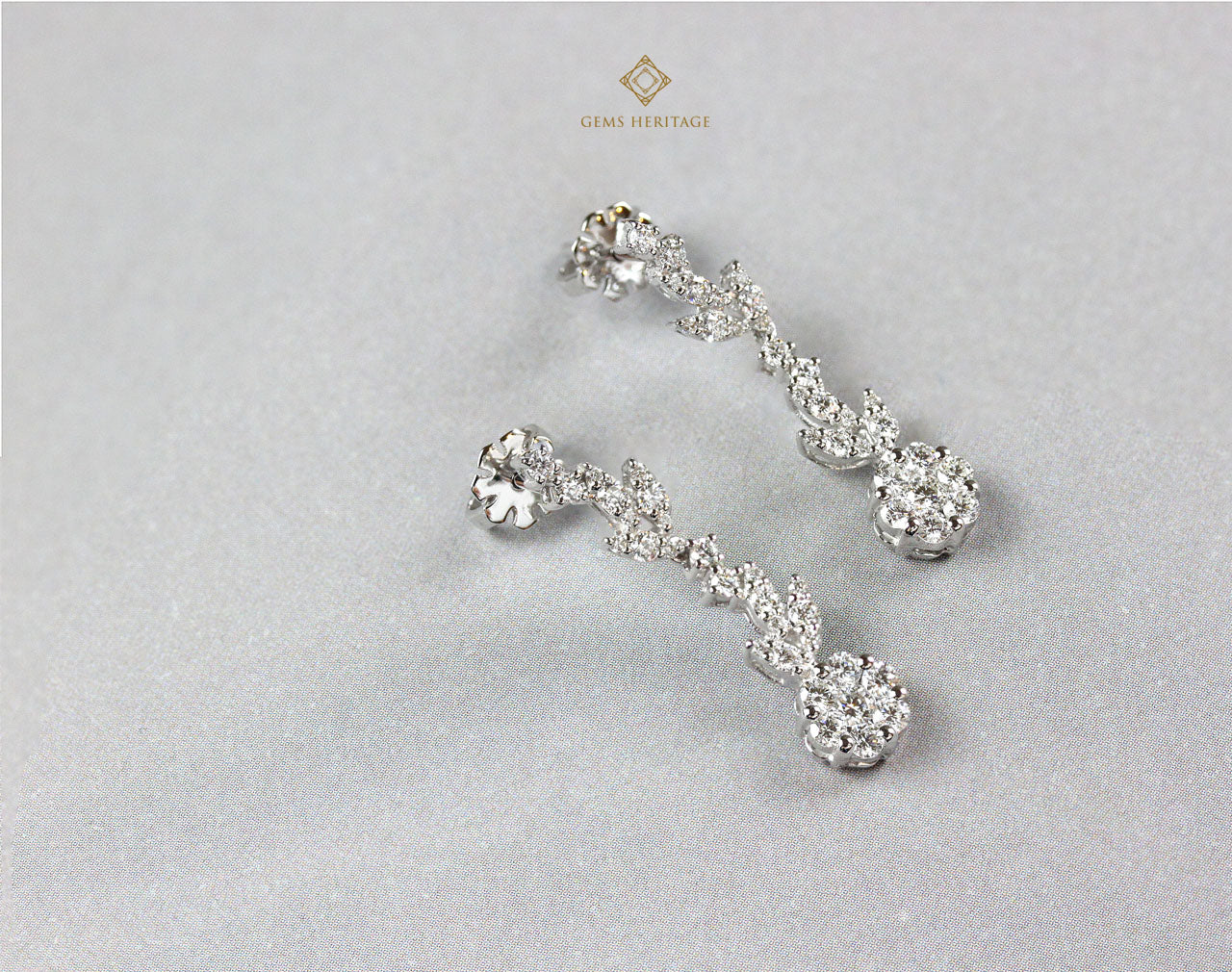 Spring bridal earrings (erwg110)