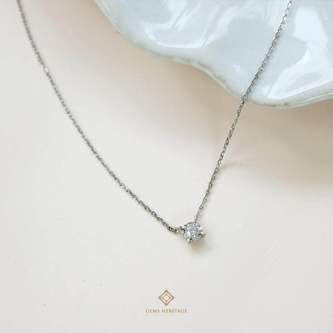 Mini Single Diamond Pendant (pdwg48)