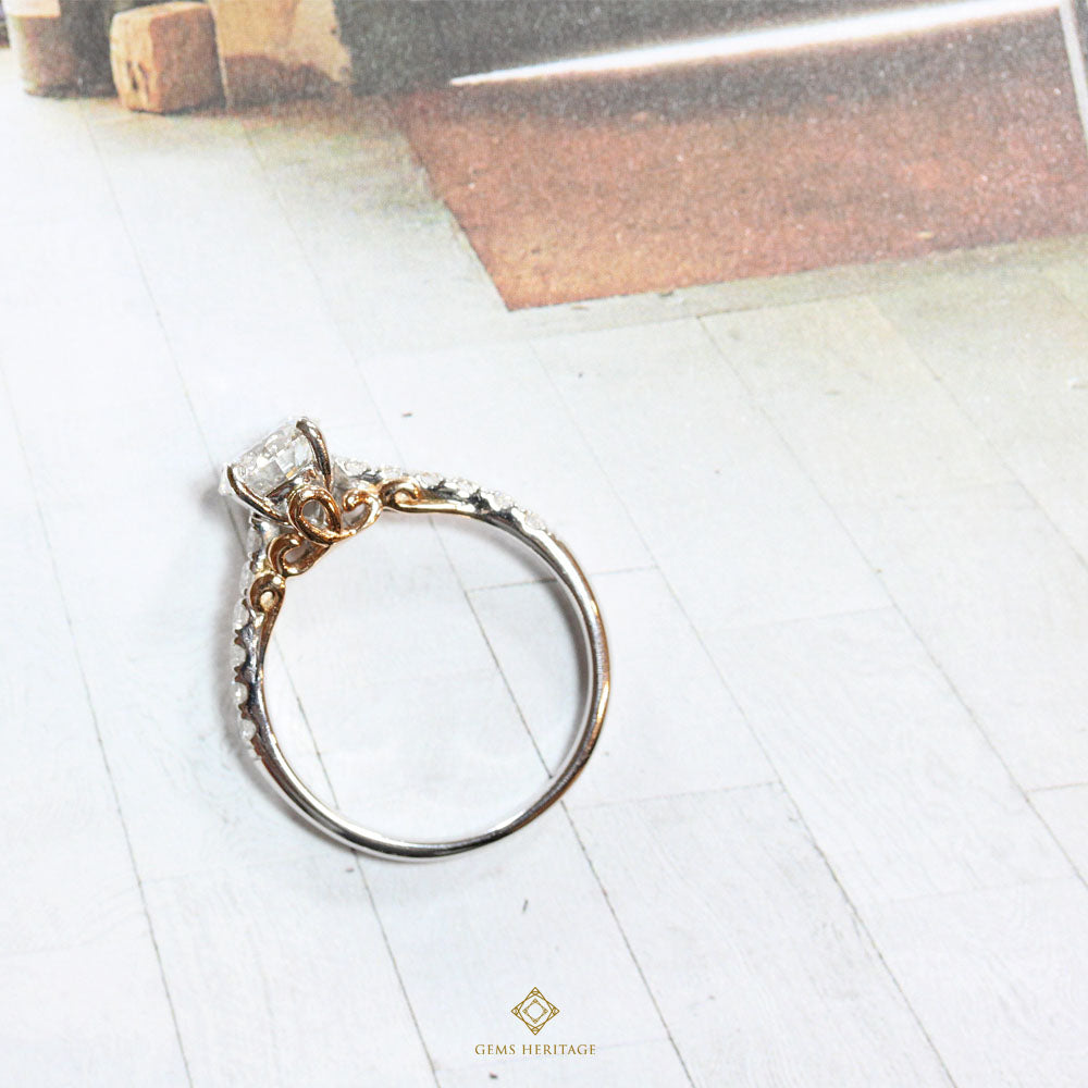Vintage details engagement ring (RWG197)