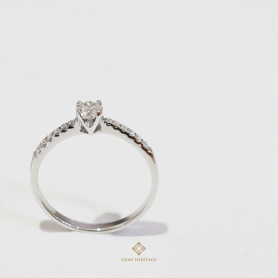 Classic solitaire diamond ring (Rwg449)