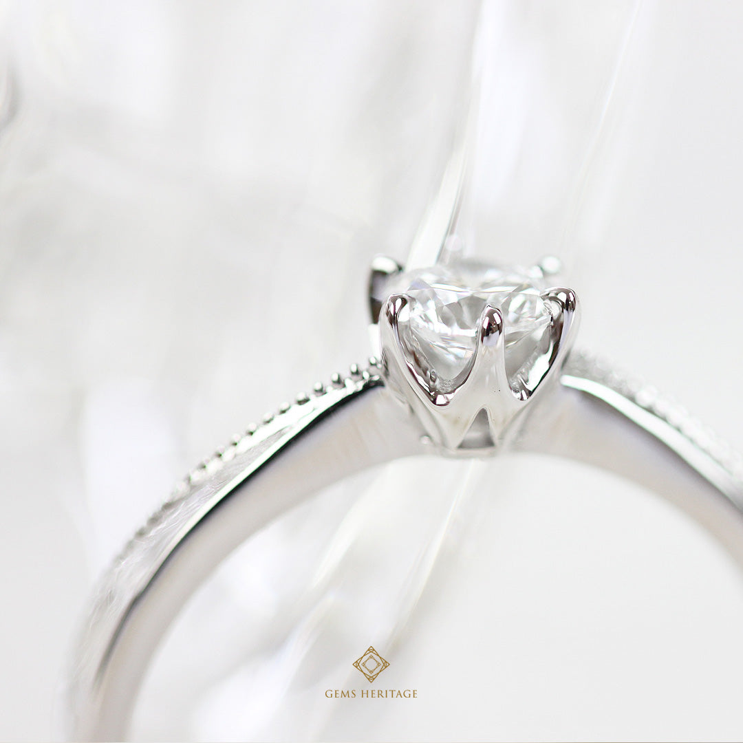 0.30 cts Solitaire Diamond Ring (rwg467)