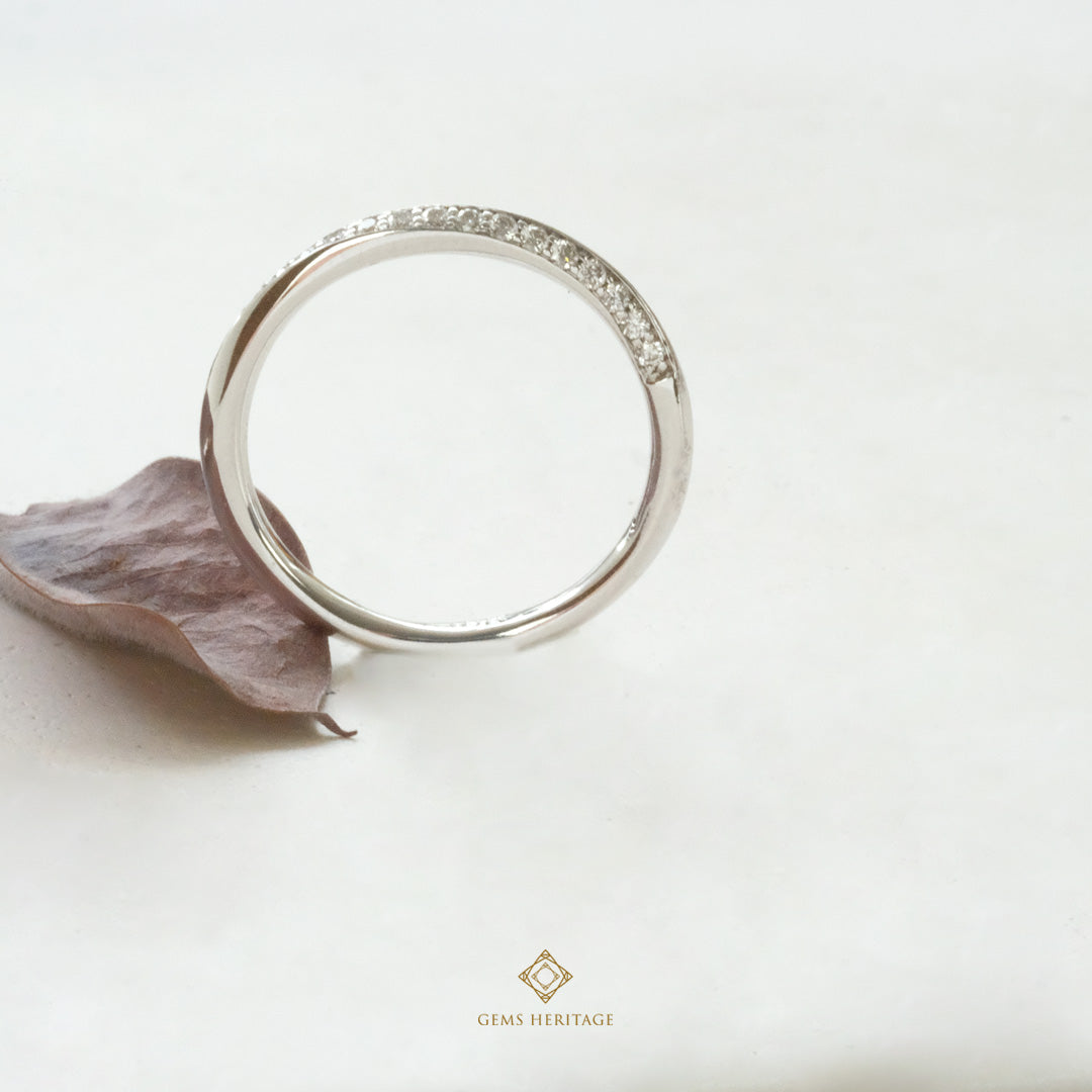 Classic line diamond ring (rwg508)