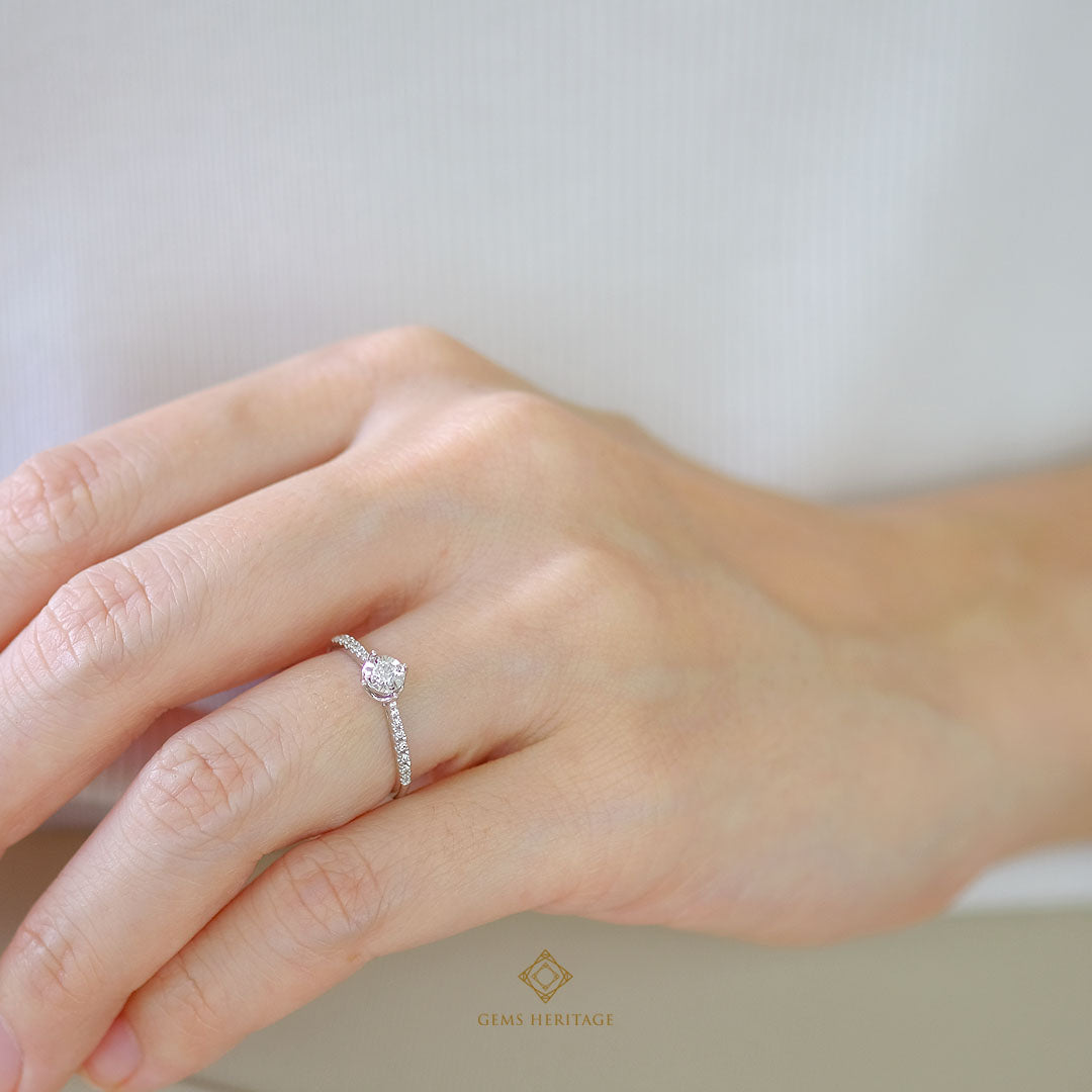 Mini karat diamond ring(rwg517)